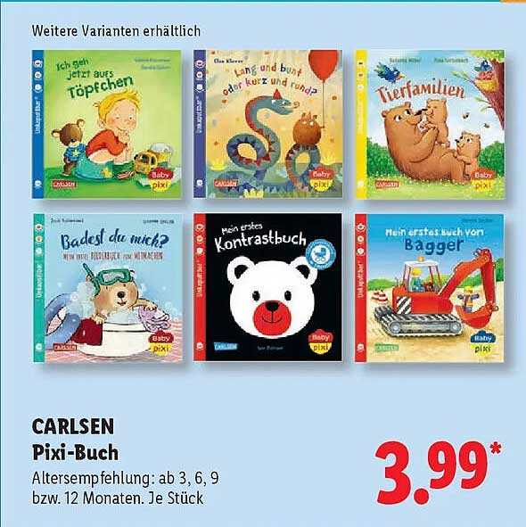 CARLSEN Pixi-Buch