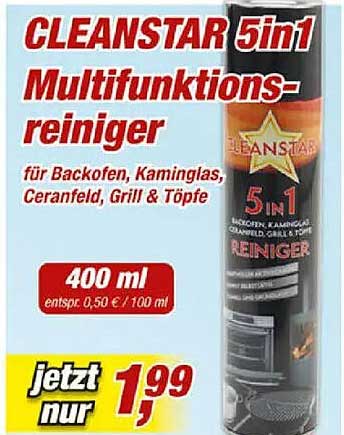 CLEANSTAR 5in1 Multifunktionsreiniger