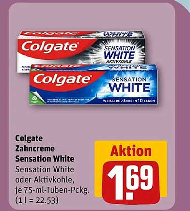 Colgate Zahncreme Sensation White
