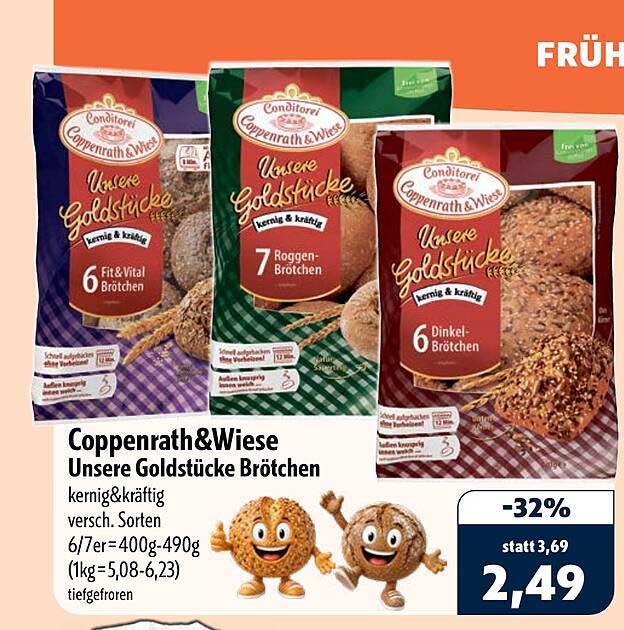 Coppenrath&Wiese Unsere Goldstücke Brötchen