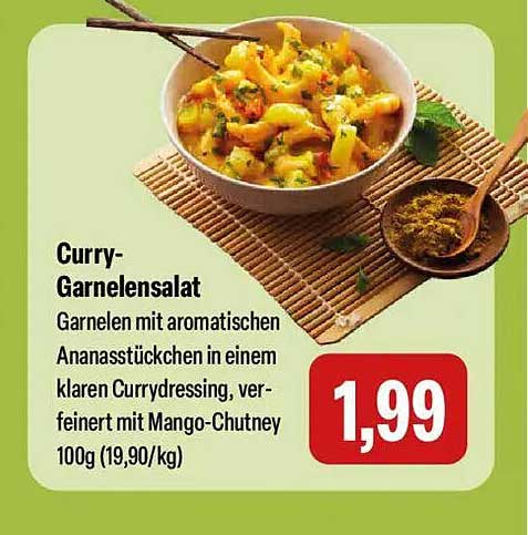 Curry-Garnelensalat