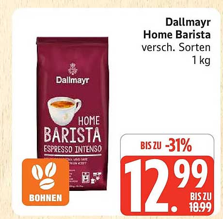 Dallmayr Home Barista versch. Sorten 1 kg