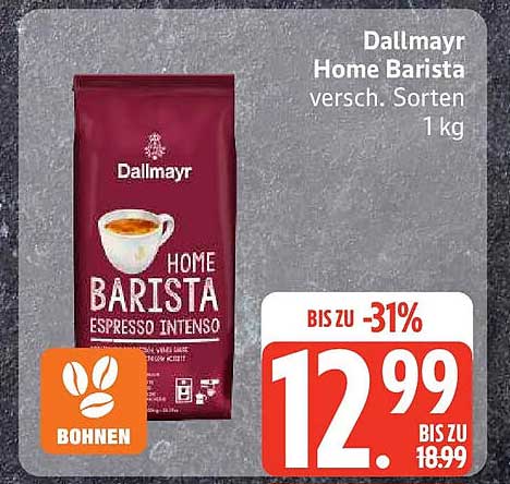 Dallmayr Home Barista versch. Sorten 1 kg