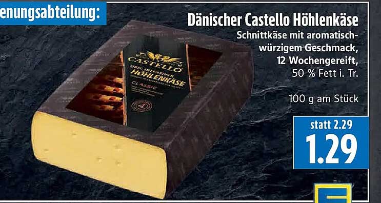 Dänischer Castello Höllenkäse