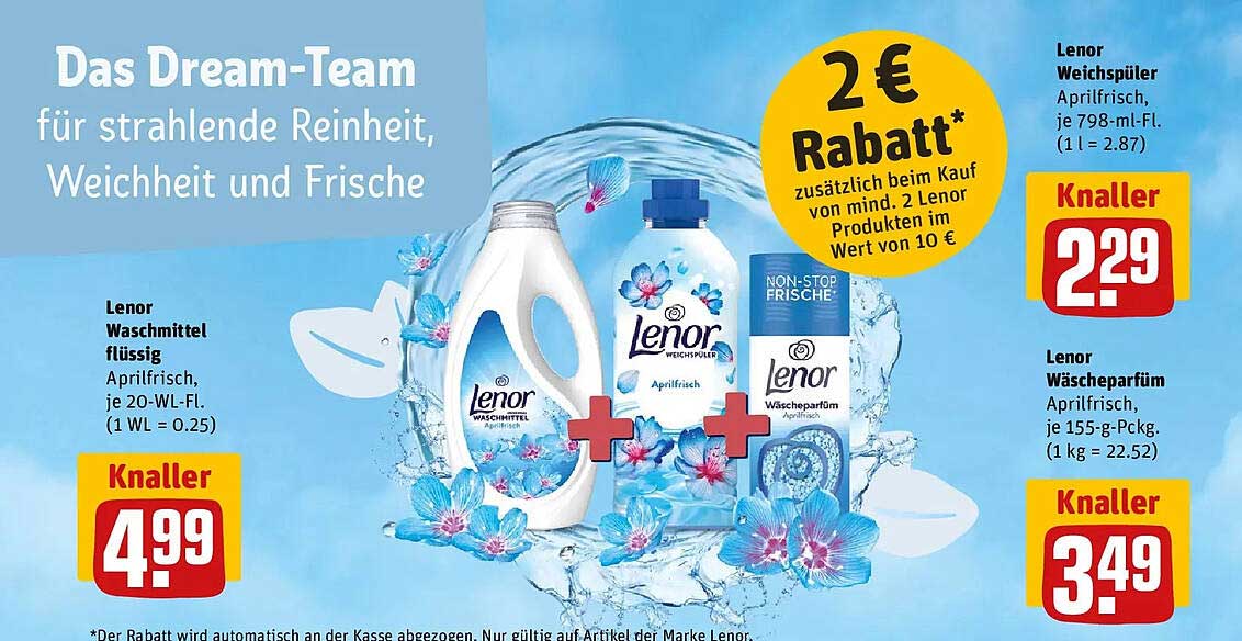 Das Dream-Team für strahlende Reinheit, Weichheit und Frische