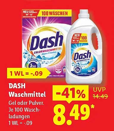DASH Waschmittel
