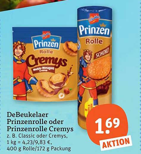 DeBeukelaer Prinzenrolle oder Prinzenrolle Cremys