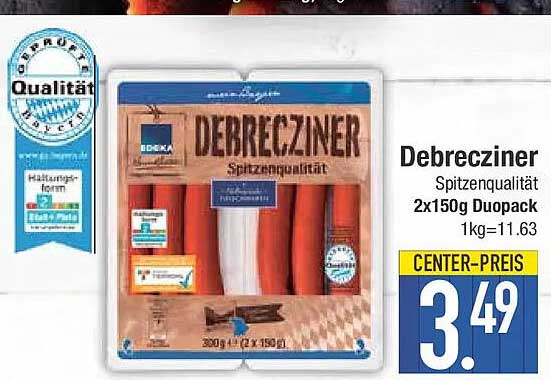 Debrecziner Spitzenqualität 2x150g Duopack
