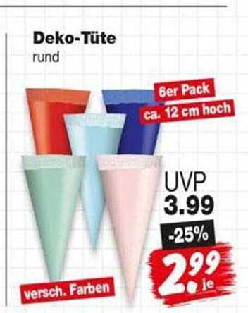 Deko-Tüte rund