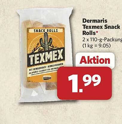 Dermaris Texmex Snack Rolls*