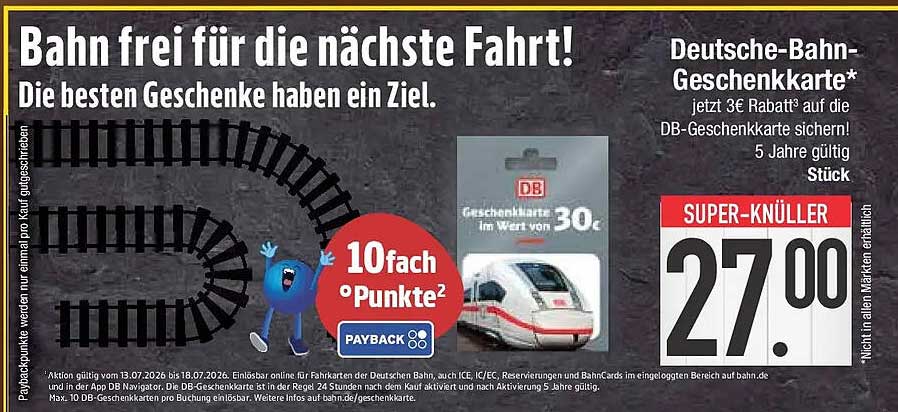 Deutsche-Bahn-Geschenkkarte*