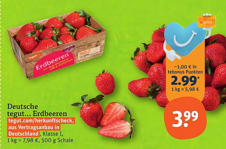 Deutsche tegut… Erdbeeren