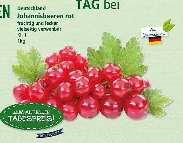 Deutschland Johannisbeeren rot