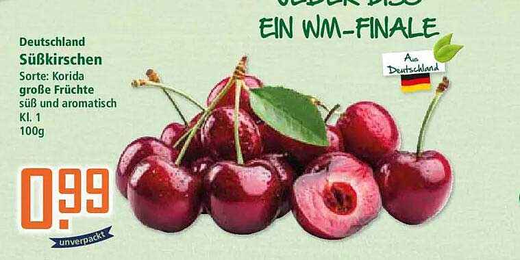 Deutschland Süßkirschen