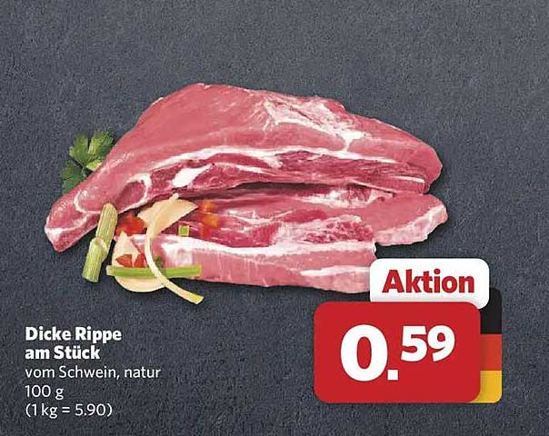 Dicke Rippe am Stück