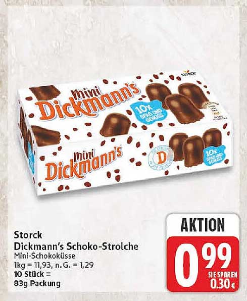 Dickmann’s Schoko-Strolche Mini-Schokoküsse