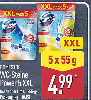 DOMESTOS WC-Steine Power 5 XXL