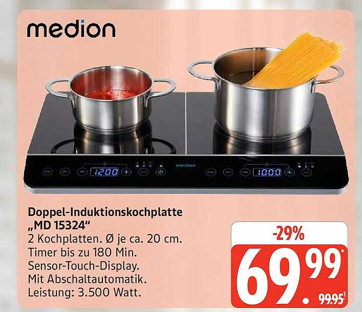 Doppel-Induktionskochplatte „MD 15324“