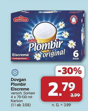 Dovgan Plombir Eiscreme