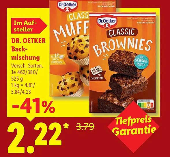 DR. OETKER Backmischung