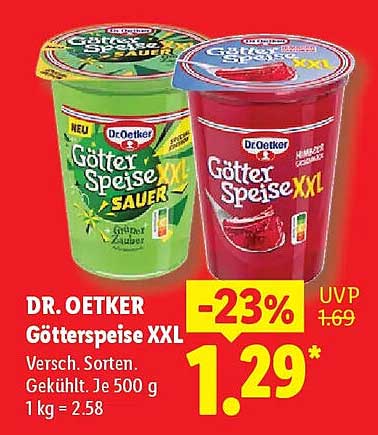 DR. OETKER Götterspeise XXL