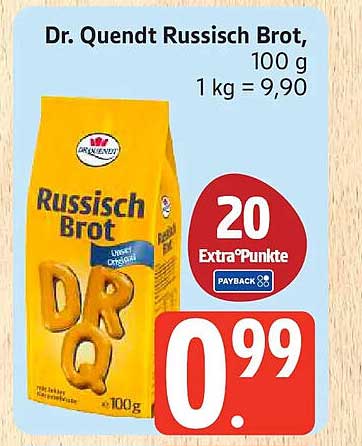 Dr. Quendt Russisch Brot, 100 g