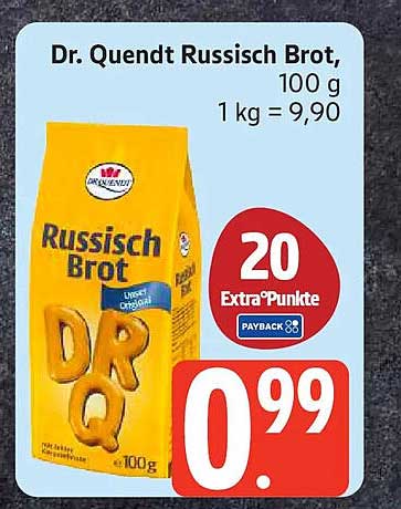 Dr. Quendt Russisch Brot, 100 g