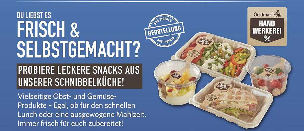 DU LIEBST ES FRISCH & SELBSTGEMACHT?
