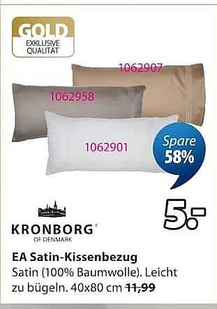 EA Satin-Kissenbezug