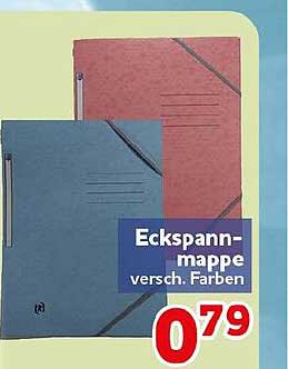 Eckspann-mappe versch. Farben