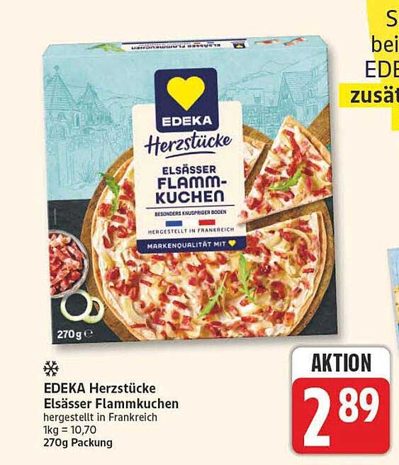 EDEKA Herzstücke Elsässer Flammkuchen