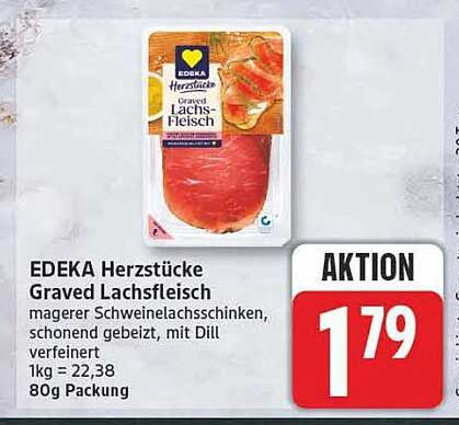 EDEKA Herzstücke Graved Lachsfleisch
