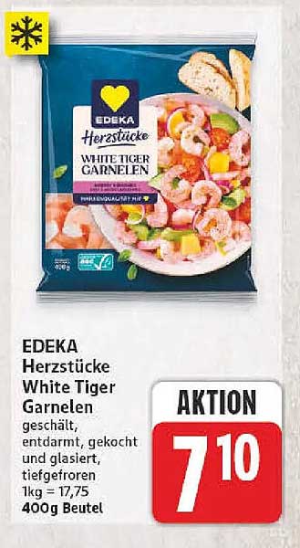 EDEKA Herzstücke White Tiger Garnelen
