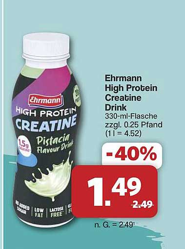 Ehrmann High Protein Creatine Drink