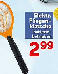 Elektr. Fliegenklatsche batterie-betrieben