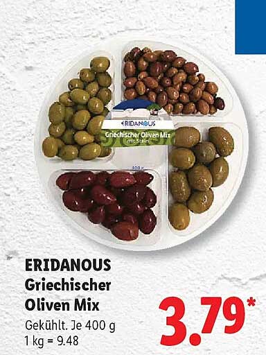 ERIDANOUS Griechischer Oliven Mix