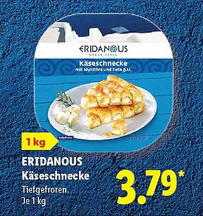 ERIDANOUS Käseschnecke