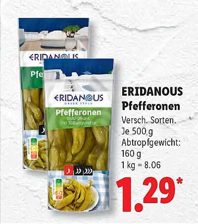 ERIDANOUS Pfefferonen