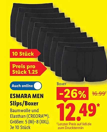 ESMARA MEN Slips/Boxer
