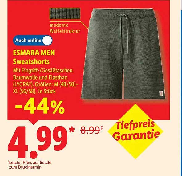 ESMARA MEN Sweatshorts