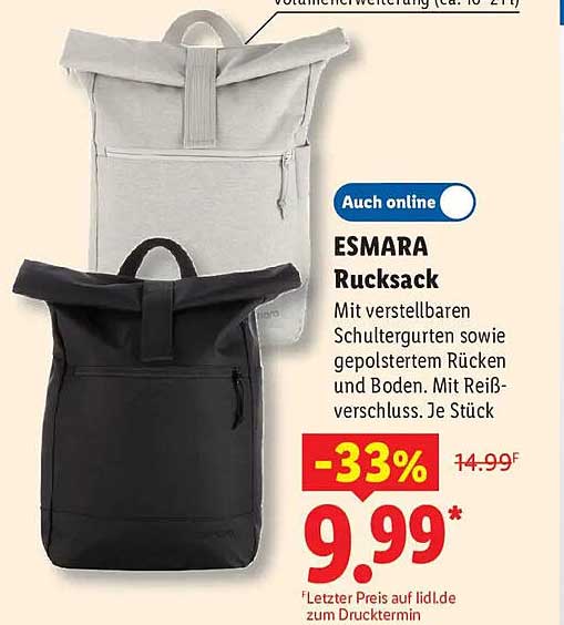 ESMARA Rucksack