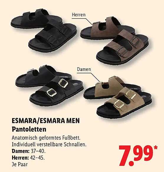 ESMARA/ESMARA MEN Pantoletten