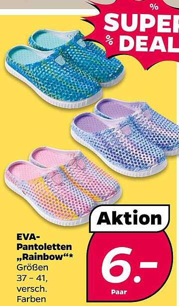 EVA-Pantoletten „Rainbow“*