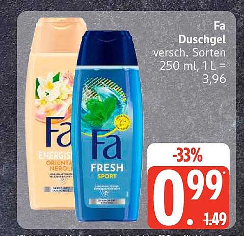 Fa Duschgel versch. Sorten
