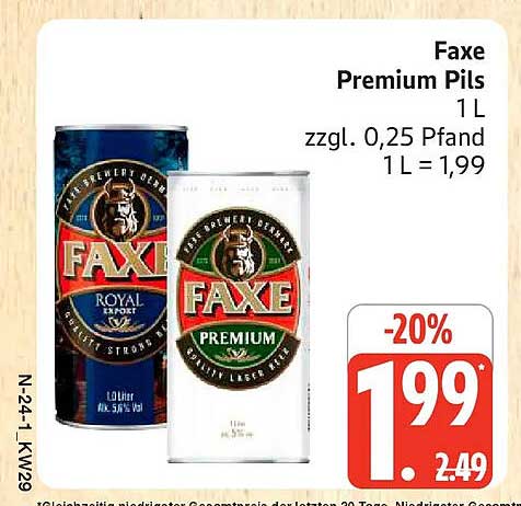 Faxe Premium Pils 1 L