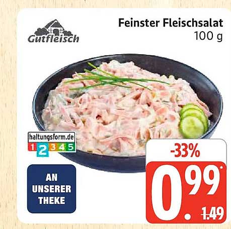 Feinster Fleischsalat 100 g