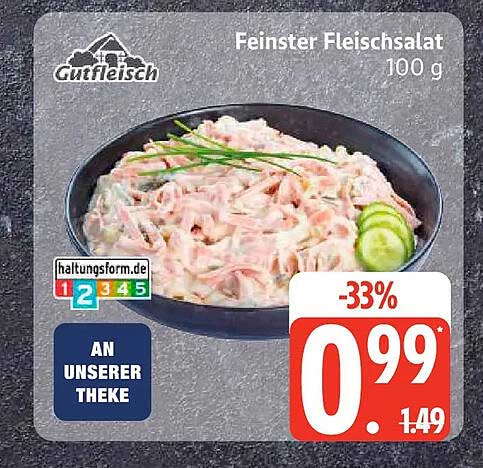 Feinster Fleischsalat 100 g
