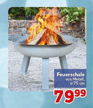 Feuerschale aus Metall, Ø 75 cm