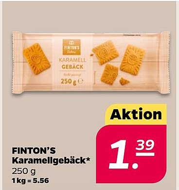 FINTON'S Karamellgebäck* 250 g 1 kg = 5.56