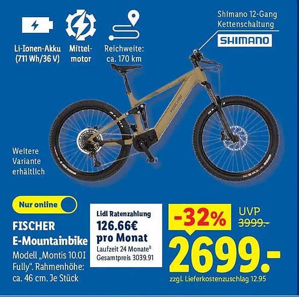 FISCHER E-Mountainbike
